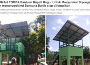 Publikasi Rumah Pompa Bantuan Bupati Bogor