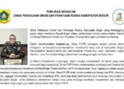 Publikasi Kegiatan Dinas Pekerjaan Umum dan Penataan Ruang Kabupaten Bogor