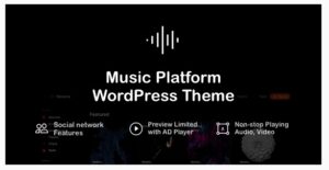 Waveme - Music Platform Theme