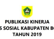 Publikasi Kinerja Sosial Kabupaten Bogor Tahun 2019