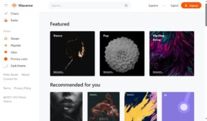 Waveme - Music Platform Theme - Gambar 4