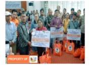 BNPB Serahkan Bantuan Stimulan Perbaikan Rumah Terdampak di Humbahas, Rp 2 Miliar Lebih