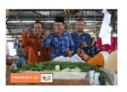 Sekdakab Pakpak Bharat bersama kepala BPS kunjungi pasar Klohi