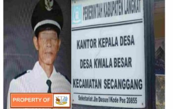 Diduga Ada penyimpangan Dana desa, kades kwala besar pilih “kaburr” saat di konfirmasi Tim media.