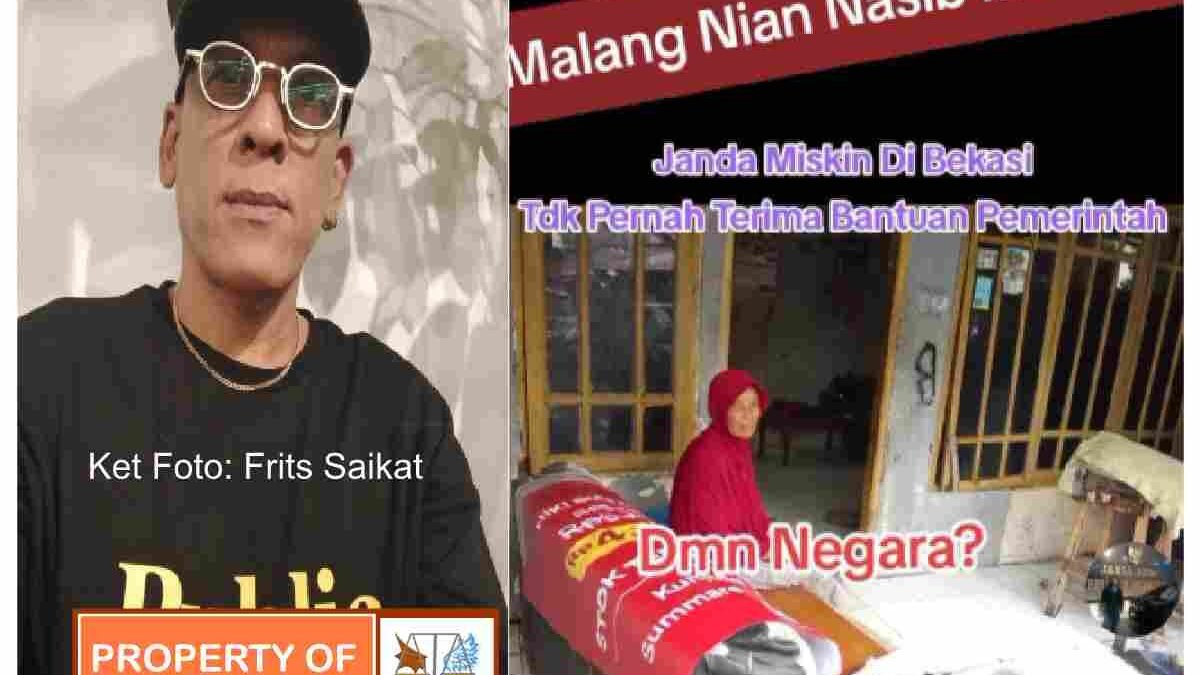 Frits Saikat Aktivis Kemanusiaan mempertanyakan Empati Pemkot Bekasi Terhadap Kesulitan Ekonomi Masyartakat