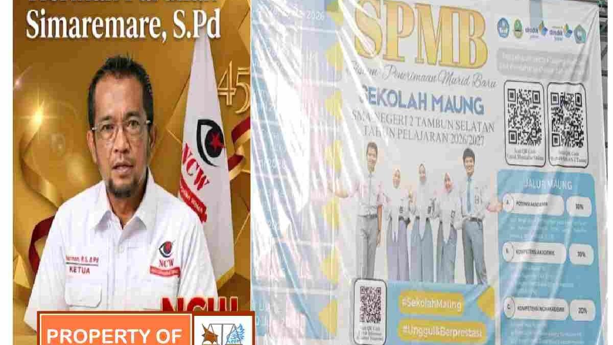 NCW Soroti Kekacauan Awal SPMB Sekolah Maung: Sistem Diduga Belum Siap, Masyarakat Jadi Kebingungan
