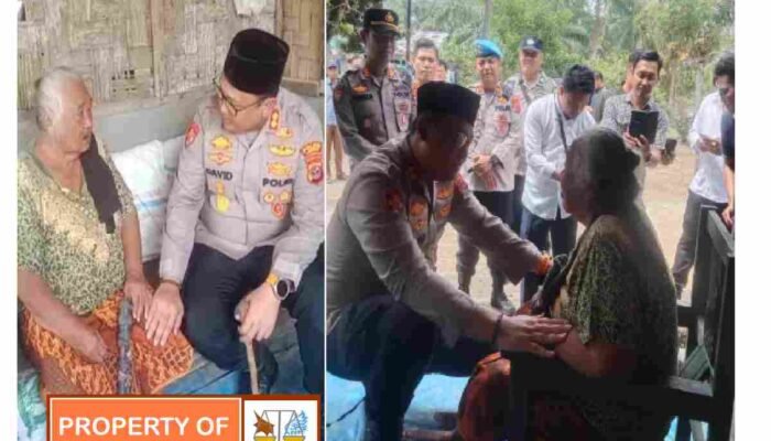 Mengharukan..Demi Rasa Kemanusiaan Melihat Sang Nenek, Kapolres Langkat Tangguhkan Penahanan Anaknya