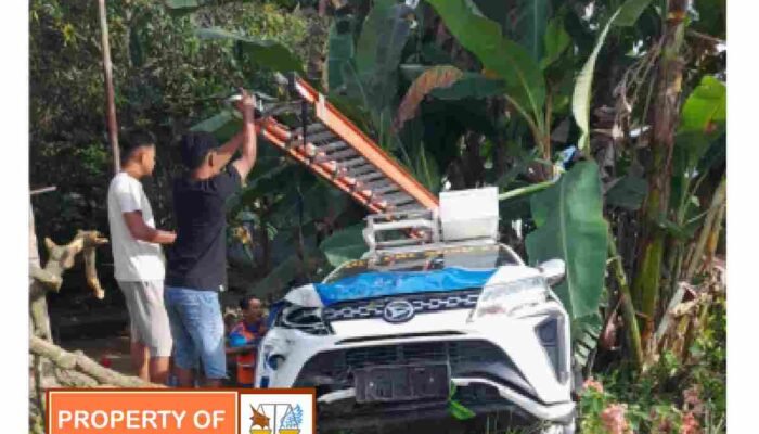 Diduga mengantuk, mobil pekerja PT. Electricity Services yang bertugas di PLN ULP Pangkalan Susu masuk jurang di Brandan Barat, keterangan korban jadi sorotan