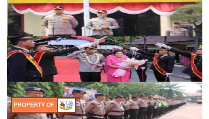 AKBP David Triyo Prasojo Resmi Serahkan Jabatan, AKBP Hannry PH Tambunan Nahkodai Polres Langkat