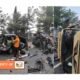 Diduga Rem Blong, Truk Kontainer Aqua Sebabkan Kecelakaan Beruntun di Sibolangit, 3 Orang Meninggal Dunia
