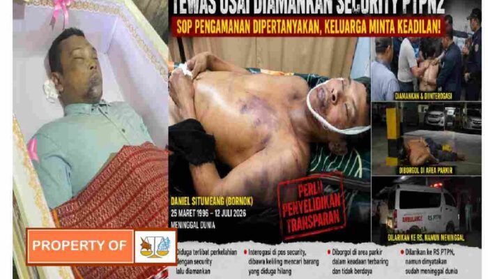 LSM GMAS Kutuk Keras Dugaan Penyiksaan Berujung Tewasnya Daniel Situmeang, Desak Pelaku dan Pihak Bertanggung Jawab Diproses Hukum
