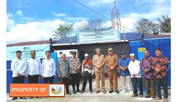 Wabup Pakpak Bharat Resmikan dapur SPPG desa kecupak 1