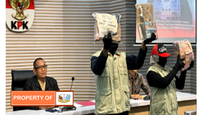 KPK Beberkan Barang Bukti Rp665 Juta dalam OTT Rektor Unsoed dan Lima Tersangka
