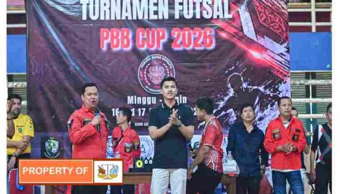 Pemain Timnas Futsal Indonesia Dewa Rizky Amanda Meriahkan Turnamen Futsal PBB DPC Subang 2026