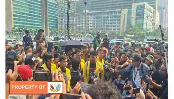 BEM UI Gelar Aksi Demo di Bundaran HI, Bawa 8 Tuntutan.