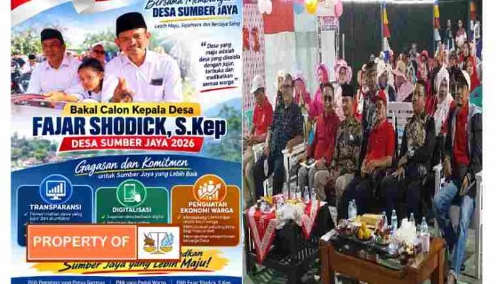 Calon Kades Sumber Jaya Fajar Shodick Dengan Gagasan Transparansi, Digitalisasi dan Penguatan Ekonomi Warga