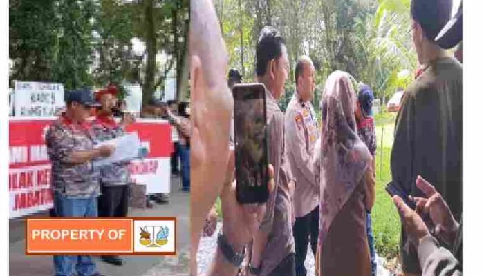 Warga Geruduk DPRD Langkat, Soroti Dugaan Rangkap Jabatan Kades Karang Rejo sebagai Ketua TKBM: “Pak Prabowo, Dengarlah Aspirasi Kami!”