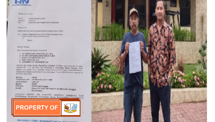 LP Kliennya Di SP3 Penyidik Polrestabes Medan, Pengacara Ajukan Keberatan Kepada Kapolda