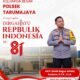 Keluarga Besar Polsek Taruma Jaya Mengucapkan Dirgahayu Republik Indonesia ke 81