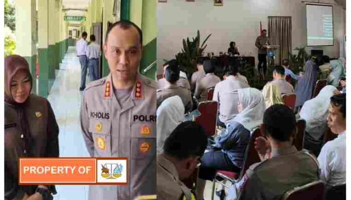 ‘Jaga Pelajar’, Polres Metro Bekasi Kota Bersinergi Dengan KCD Gandeng 127 Kepala SMK