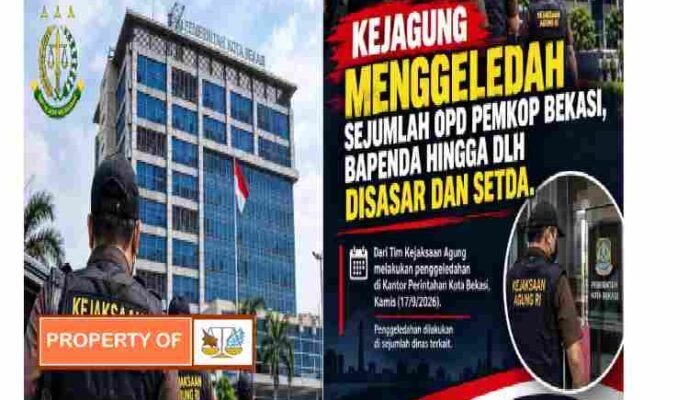 Heboh Penggeledahan Sejumlah Dinas di Kota Bekasi, Kejagung Janji Kan Buat Rilis Beritanya
