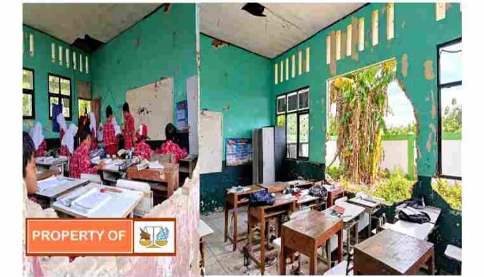 Dinding Jebol dan Lantai Retak, Siswa SDN Sukajadi 03 Bekasi Tetap Belajar di Tengah Kekhawatiran
