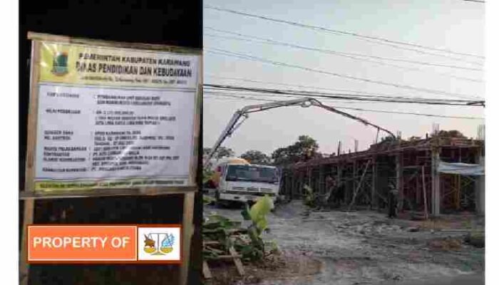 Proyek Pembangunan SDN Makmurjaya I Senilai Rp3 Miliar Lebih Diduga Jual Material Cor kepada Warga, Diminta Klarifikasi