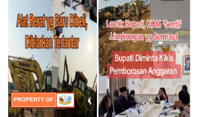 Lantik Bupati Bekasi, Gubernur KDM ‘Sentil’ Lingkungan Kabupaten Yang Semraut