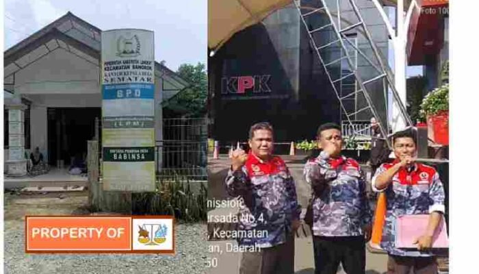 Sudah Lebih dari Tiga  kali  Di datangi, Kades Sematar Tak Kunjung Di temui  LSM GMAS Dan  Media  POST KEADILAN Siap  telusuri LPJ Dana desa .