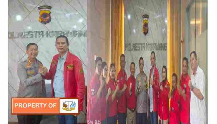Ketua Tohap Simanullang, SH Bersama Pengurus PBB DPC Karawang Silaturahmi ke Mapolres, Sampaikan Undangan Pelantikan