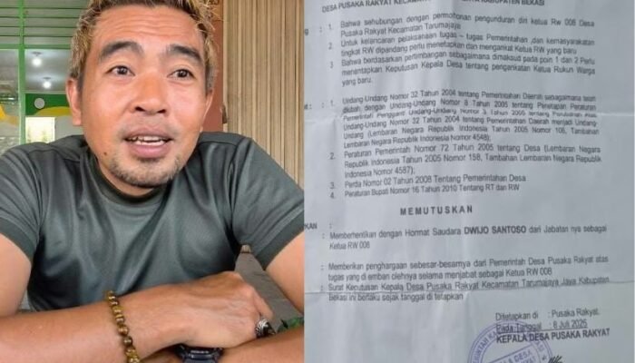 Ketua RW Dicopot Secara ‘Sepihak’, Ini Penjelasan Ketua BPD Desa Pusaka Rakyat