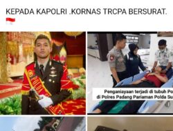 Oknum Perwira ‘Aniaya Bintara, TRCPA Suratin Kapolri