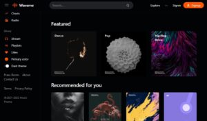 Waveme - Music Platform Theme - Gambar 3