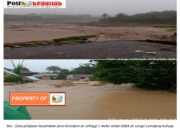 Beredar Vidio Rekaman dari Warga Terjadi Banjir Bandang di Desa Gelung Sakti Kecamatan Pajar Bulan Kabupaten Lahat