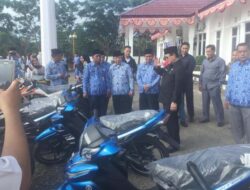Bupati Muratara H Syarif Hidayat Serahkan Kendaraan Oprasional Untuk Puskesmas.