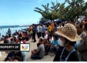 Ribuan Pengunjung Nias Pro Padati Pantai Sorake