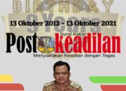 Camat Tambun Selatan Mengucapkan Happy Anniversary Postkeadilan yang ke 9