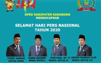 DPRD KABUPATEN KARAWANG MENGUCAPKAN SELAMAT HARI PERS NASIONAL