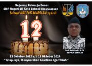 Keluarga Besar SMP NEGERI 18 KOTA BEKASI Mengucapkan Selamat HUT POSTKEADILAN yg ke-12.