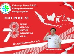 Keluarga Besar RSUD Kabupaten Bekasi Mengucapkan Dirgahayu RI 78