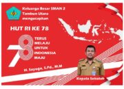 Keluarga Besar SMAN 2 Tambun Utara mengucapkan Dirgahayu RI 78