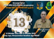 Keluarga Besar MKKS SMA Kota Bekasi Mengucapkan HUT PostKeadilan ke 13