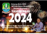 Keluarga Besar MKKS SMP Kota Bekasi Mengucapkan Selamat TAHUN BARU 2024