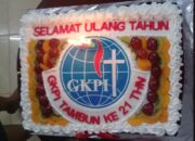 HUT GKPI Tambun Ke-21 Berjalan Dengan Sukacita  Tema: SEBAB ALLAH MENGASIHI ORANG YANG MEMBERI DENGAN SUKACITA