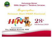 SMA Negeri 1 Tambun Selatan Mengucapkan Selamat Hari Pers Nasional