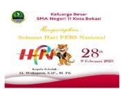SMA Negeri 11 Kota Bekasi Mengucapkan Selamat Hari Pers Nasional