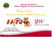 SMA Negeri 14 Kota Bekasi Mengucapkan Selamat Hari Pers Nasional