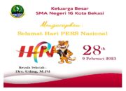 SMA Negeri 16 Kota Bekasi Mengucapkan Selamat Hari Pers Nasional