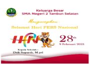 SMA Negeri 2 Tambun Selatan Mengucapkan Selamat Hari Pers Nasional