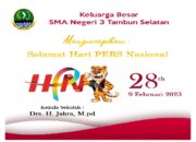 SMA Negeri 3 Tambun Selatan Mengucapkan Selamat Hari Pers Nasional